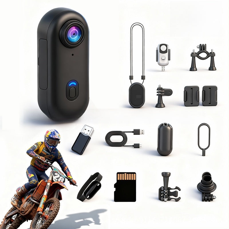 Thumb Action Camera with Magnetic Clip WIFI Connectivity