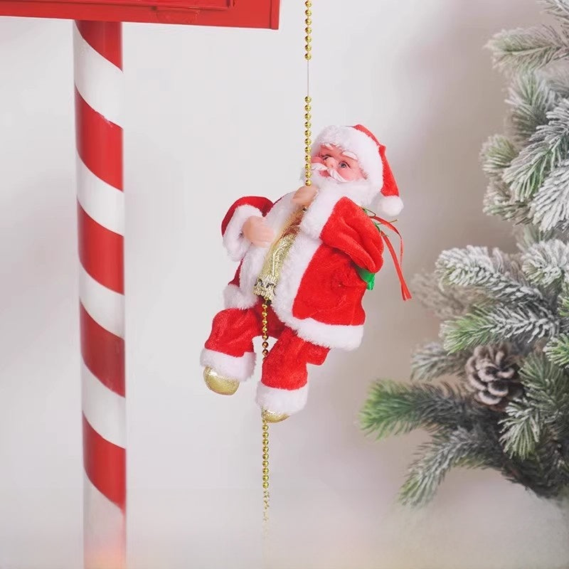 Santa Claus climbing rope toy