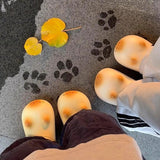 Cute Kitten Fleece-Lined Slippers