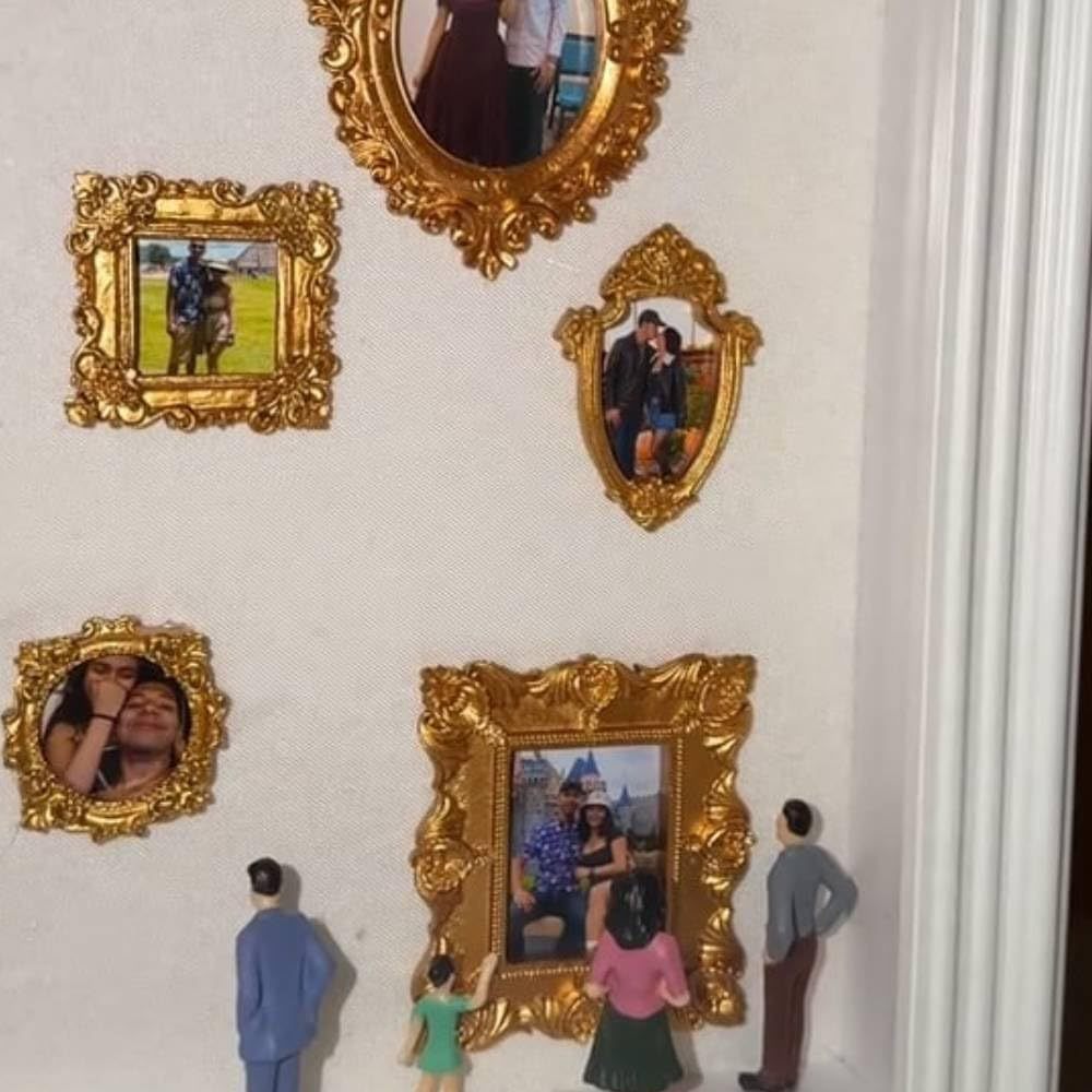 DIY Mini Museum Silhouette Box with Light