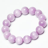 Natural Lavender Kunzite Cat Eye Crystal Bracelet