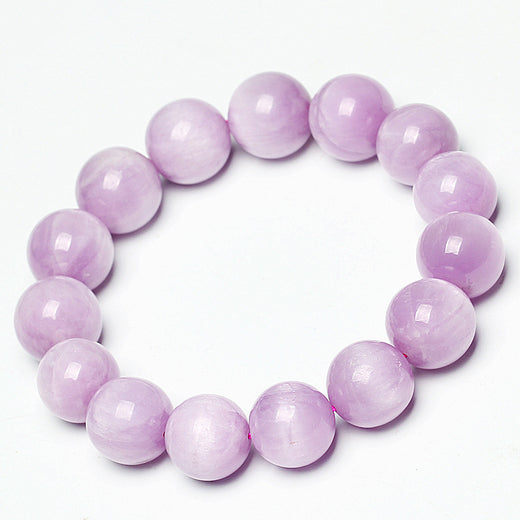 Natural Lavender Kunzite Cat Eye Crystal Bracelet