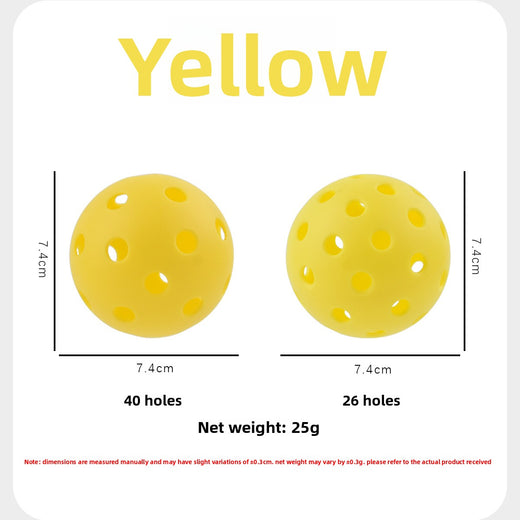 TPE Perforated Pickleball Training Ball