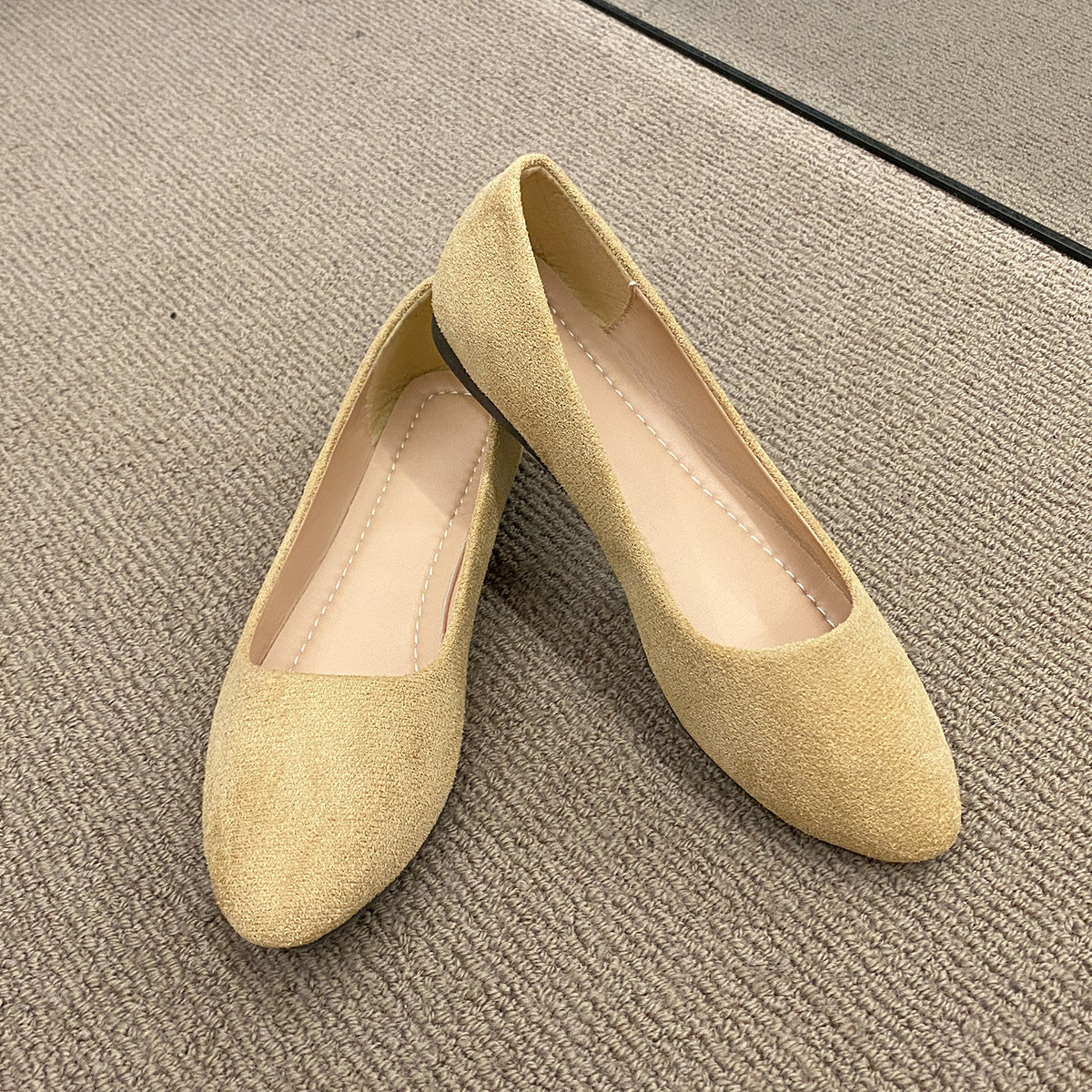 Casual Solid Color Slipon Shoes