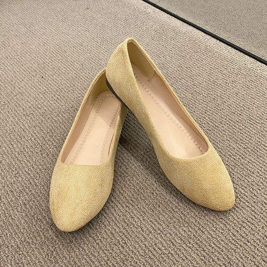 Casual Solid Color Slipon Shoes