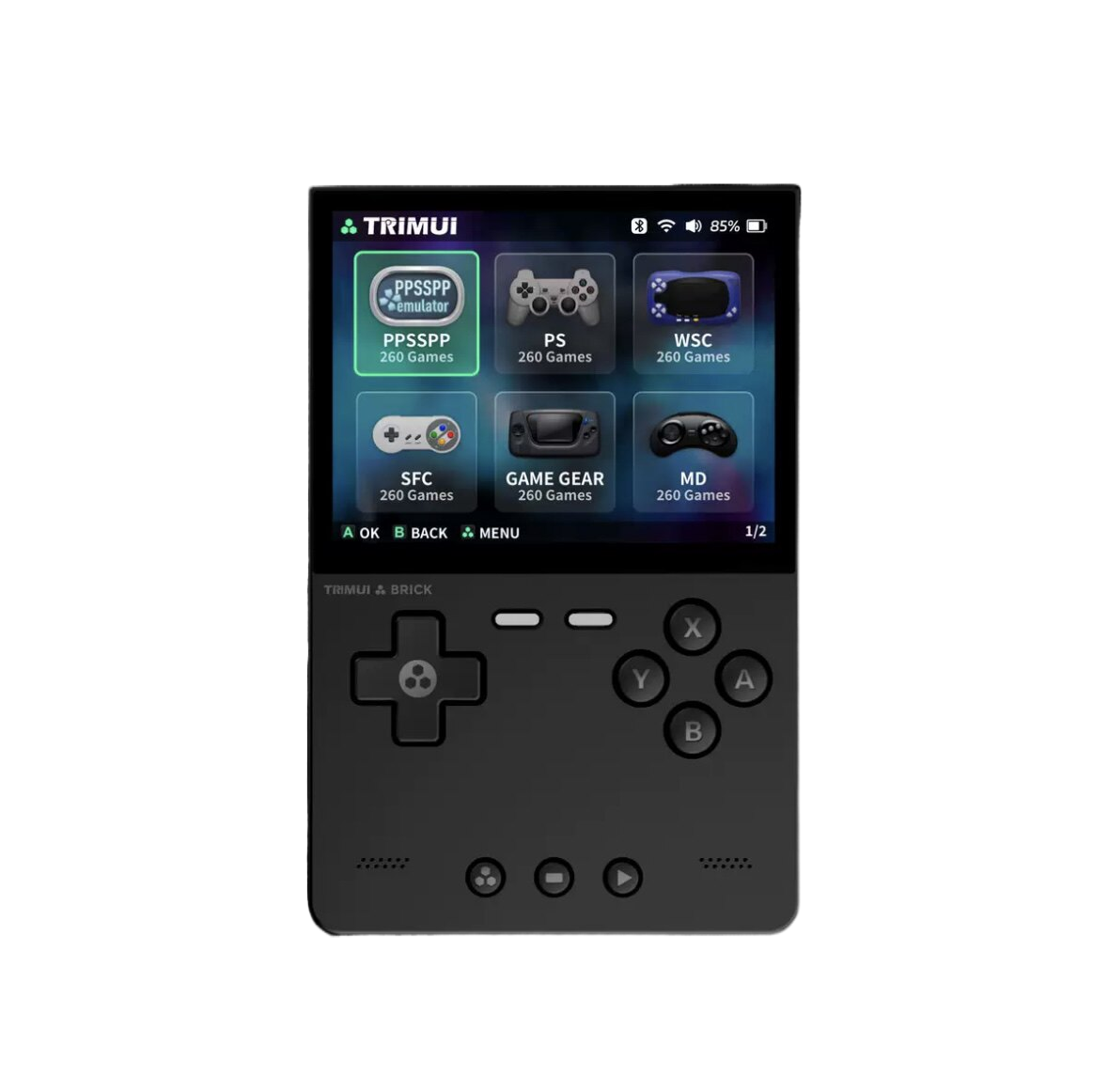 Vertical Screen Handheld Game Console