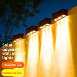 Solar-powered step lights
