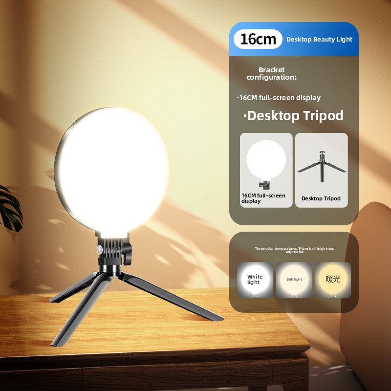 Adjustable LED Ring Light with Stand for Photography