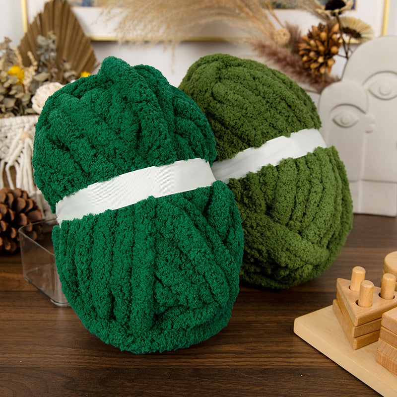 Thick Woolen Ribbon Yarn for Hand Knitting