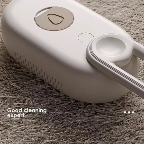 Pet Steam Brush, 2-in-1 Spray Grooming Brush for Cats and Dogs