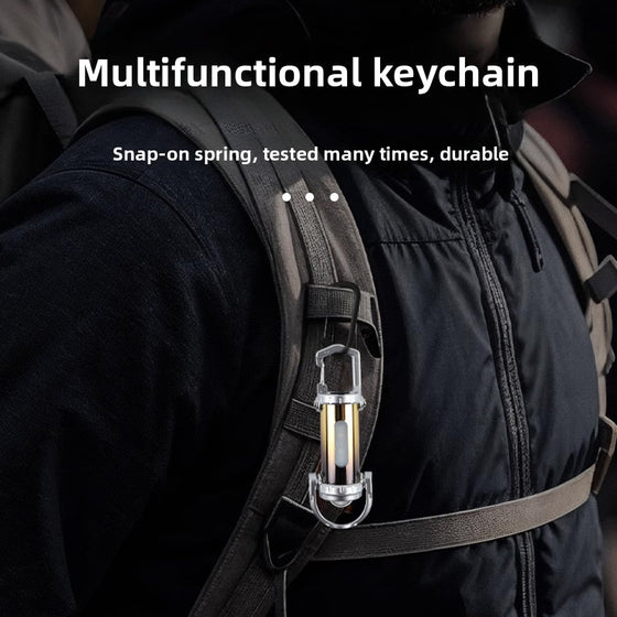 Multifunctional Keychain LED Flashlight with Emergency Light Outdoor Lighting & Tools product image 3