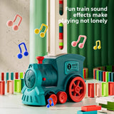 Automatic Domino Placing Train Toy Set