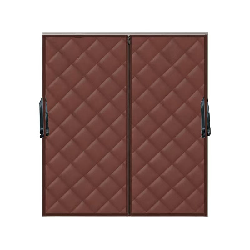 Anti-freezing, heat-insulating and warm-keeping curtains with straps