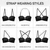 Convertible Strapless Push Up Bra