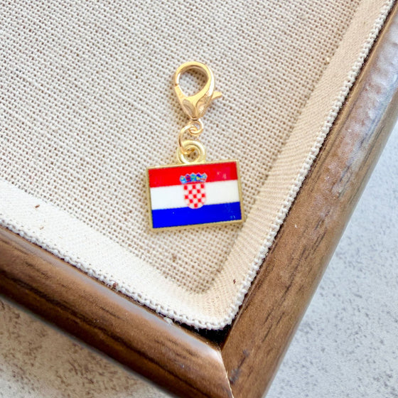 Enamel Flag Keychain Pendant product image 3