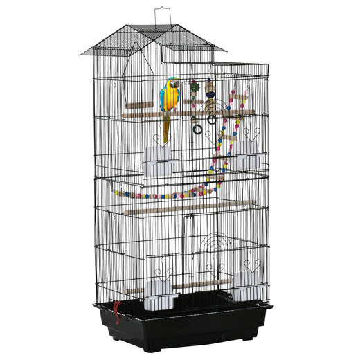 Bird cage tray and base close up