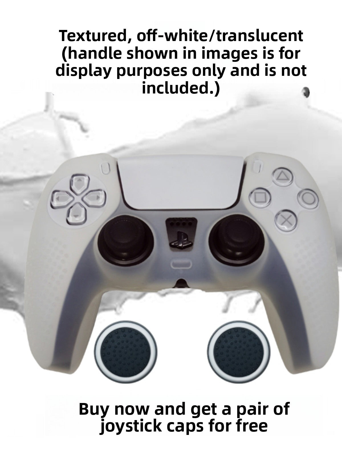 PS5 Controller Silicone Protective Cover with Joystick Caps