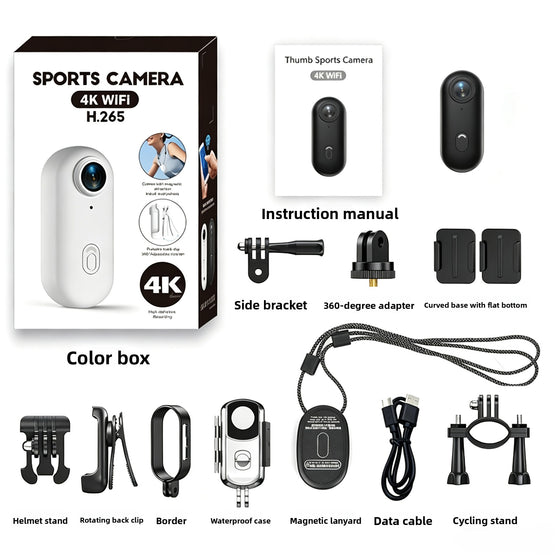 Wireless WiFi Action Camera with Magnetic Clip Action Cameras product image 1