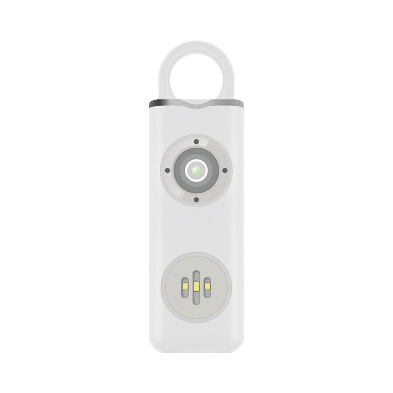 Electronic anti-wolf artifact integrated charging personal alarm