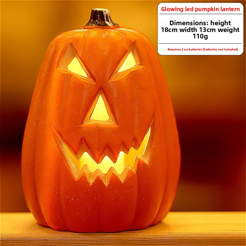 Glowing Halloween Pumpkin Lantern