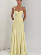 Women's Cross-Front Backless Dress