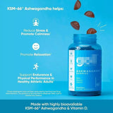 Cross-Border Hot Selling Cross-Border Export Nanhui Ashwagandha Fudge Vitamin D Gummy