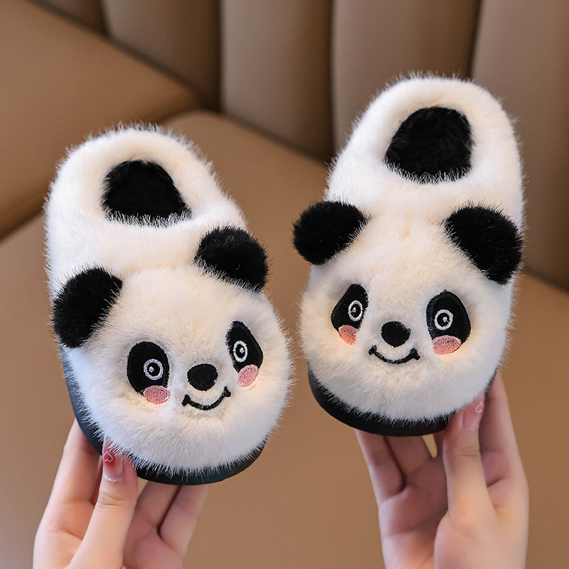 Cartoon Plush Cotton Slippers