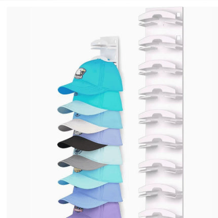 Wall-mounted storage hat rack