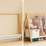 Foldable Pet Clothes Rack Storage Organizer