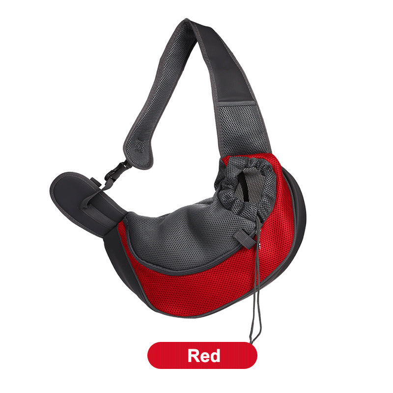 Breathable Oxford Pet Carrier Crossbody Shoulder Bag for Cats and Small Dogs
