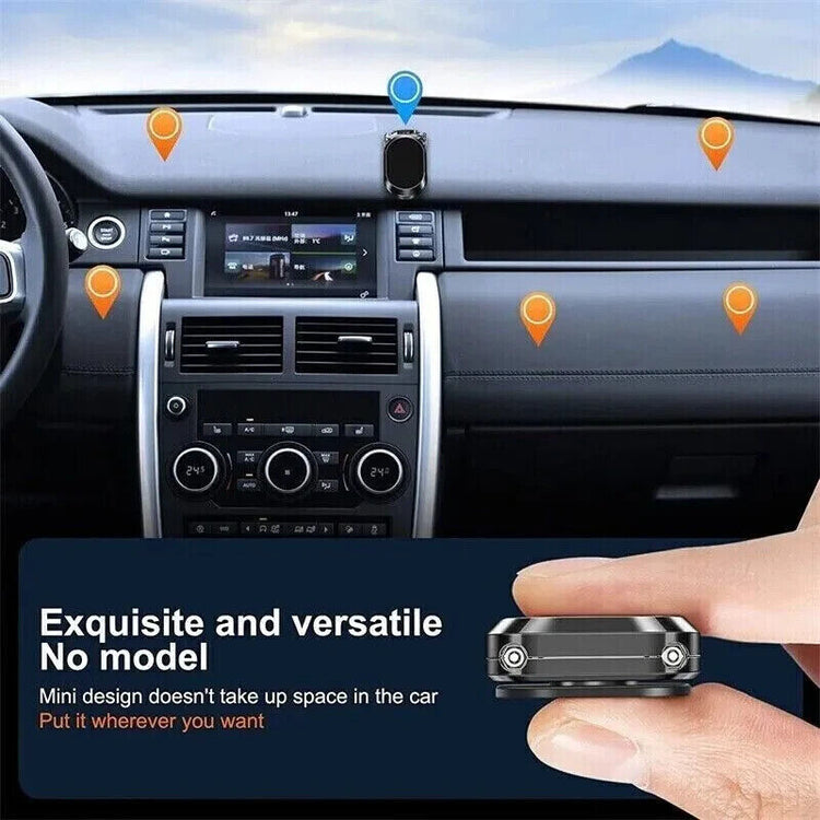 Magnetic dashboard phone holder adhesive base detail