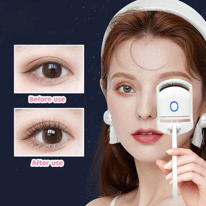 Heated Eyelash Curler — USB Rechargeable Long-Lasting Lash Curler