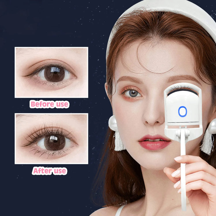 Heated Eyelash Curler — USB Rechargeable Long-Lasting Lash Curler - Image 1