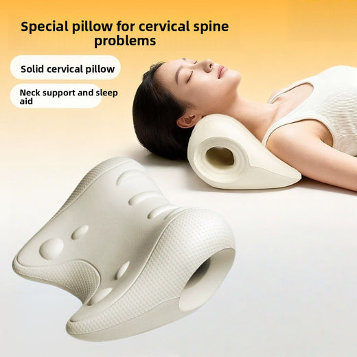 U-Shaped Cervical Massage Pillow with Acupressure Relief