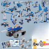 Remote-Controlled Tank Box Building Toy