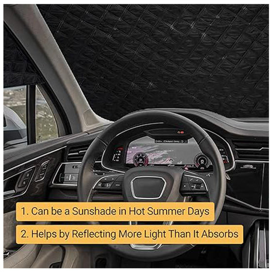 Cover working as a sunshade, interior view