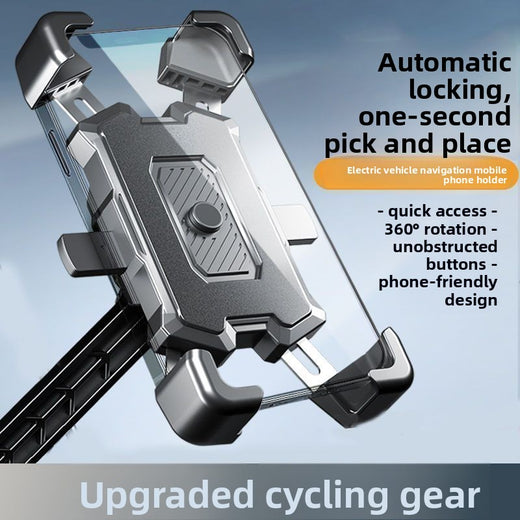 Anti-Shock Phone Holder for Bicycle and Motorcycle