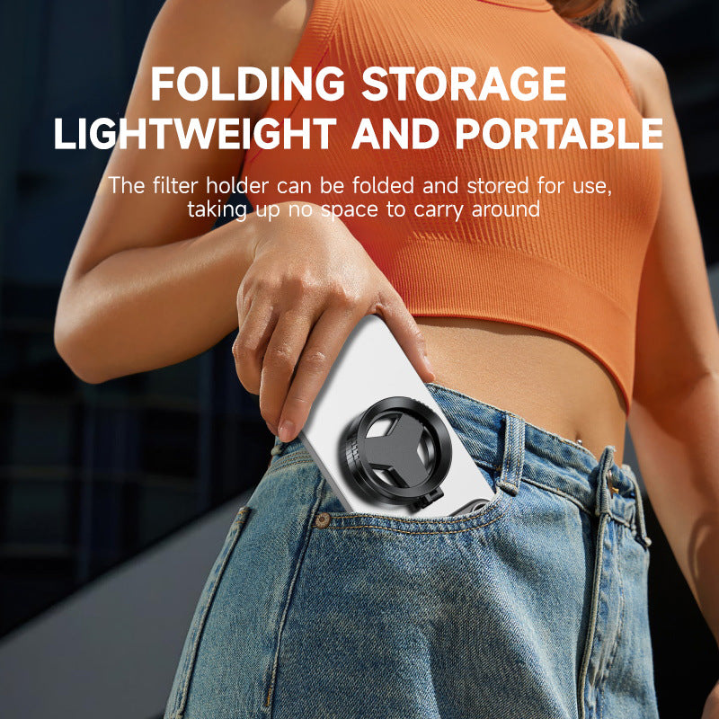 Magnetic Filter Lens for Smartphone Photography