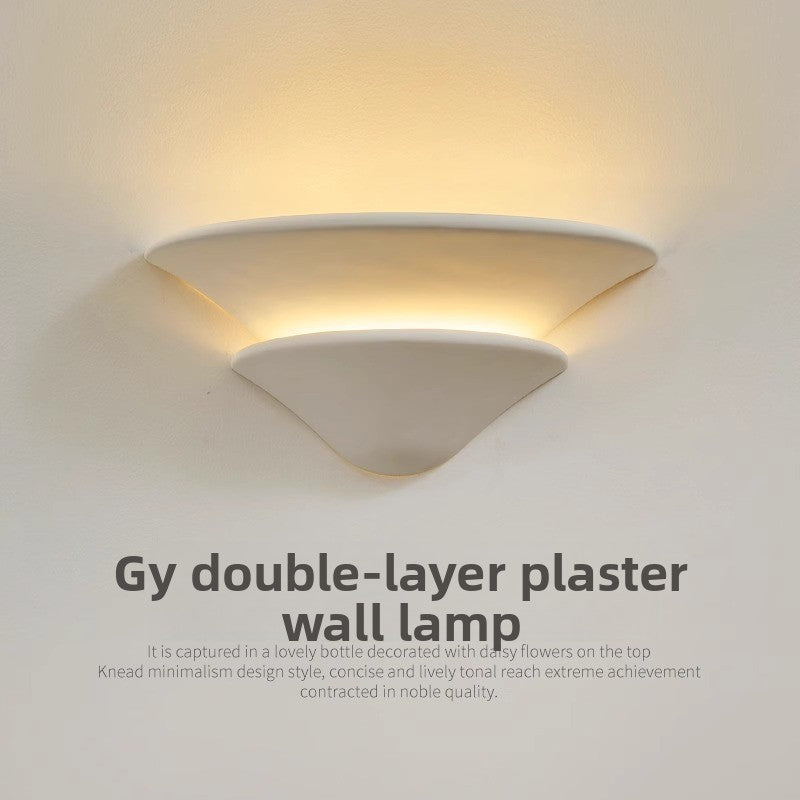 French-style plaster wall lamp