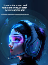 Over-ear esports gaming headset
