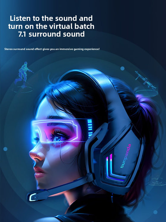 Over-ear esports gaming headset product image 5