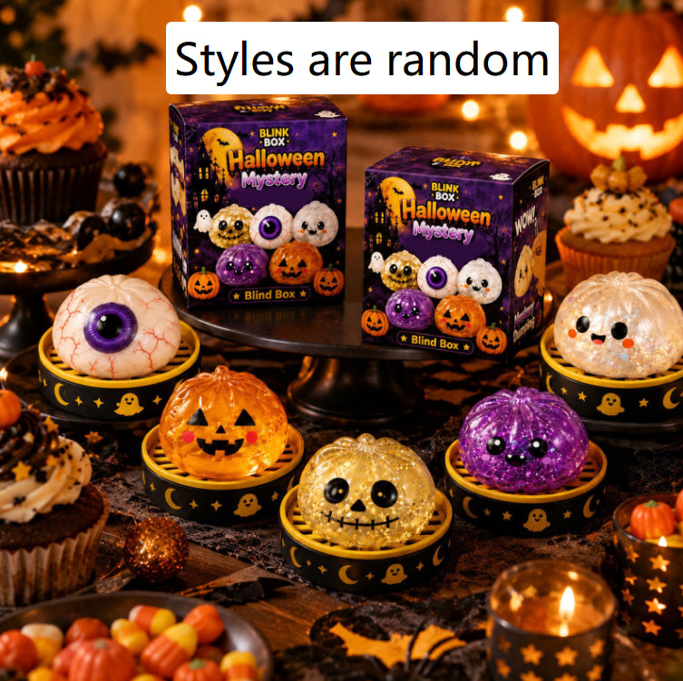 Halloween Squishy Toy Cute Horror Dumpling Gift Box Set
