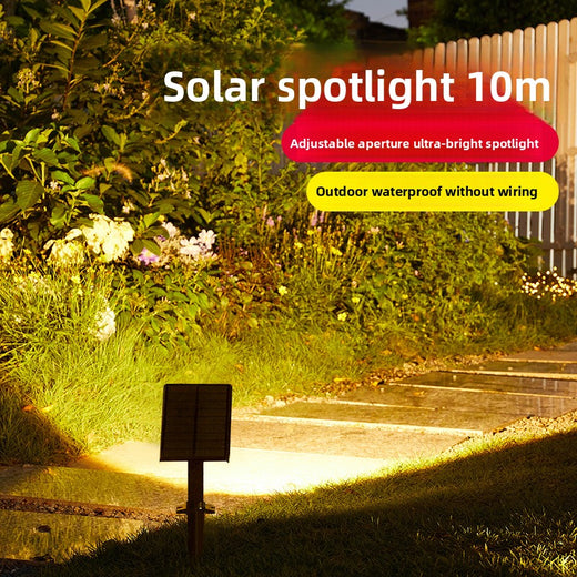 Solar Powered Outdoor Garden Lights with Adjustable Focus
