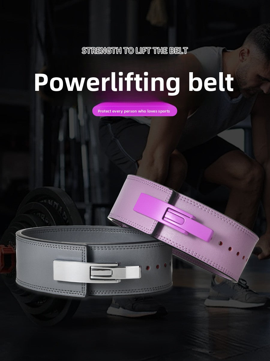 Professional Lever Buckle Fitness Belt