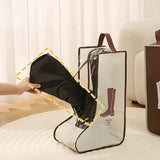 Durable PVC Shoe Storage Bags Dust Proof With Transparent Window