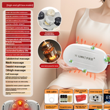 Rechargeable Heating Abdominal Massager with Moxibustion