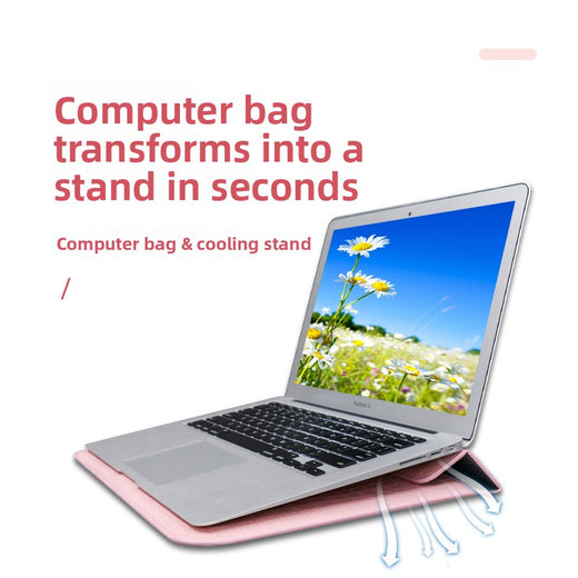 Lightweight PU Leather Laptop Bag