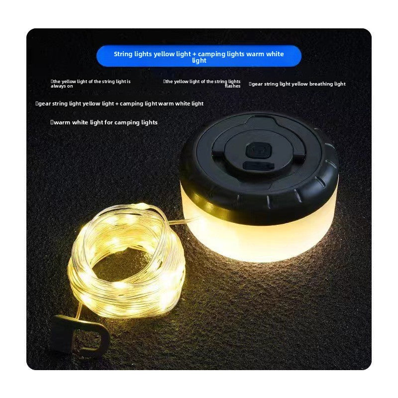 Magnetic Hanging Camping Light with USB Charging