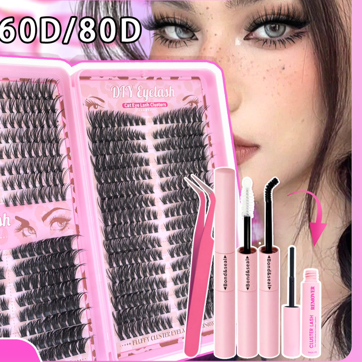 Segmented False Eyelashes Book Set