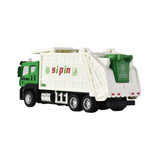 Alloy Sanitation Truck Toy with Inertia Motion